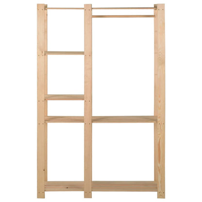 Appendiabiti 110X38X170 Cm In Legno Massello Di Pino