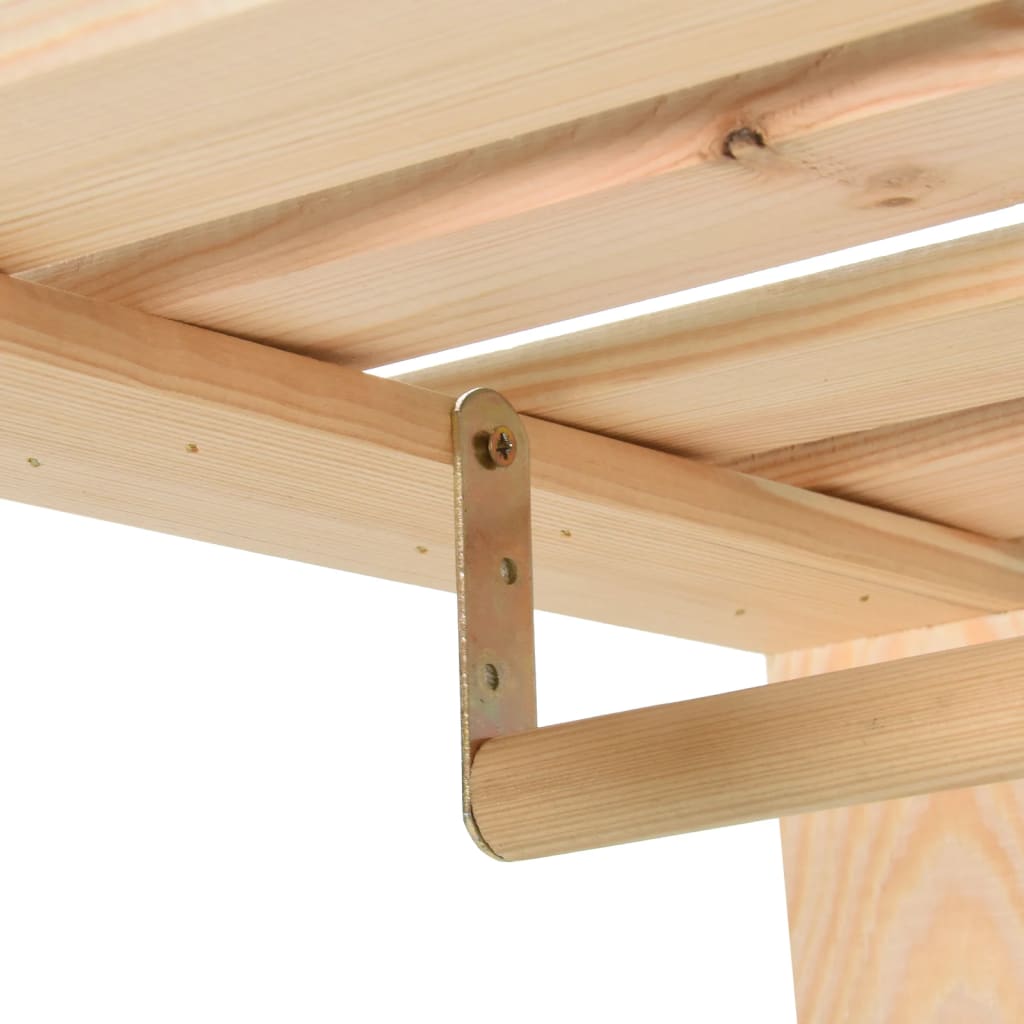 Appendiabiti 110X38X170 Cm In Legno Massello Di Pino