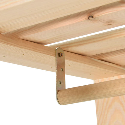 Appendiabiti 110X38X170 Cm In Legno Massello Di Pino
