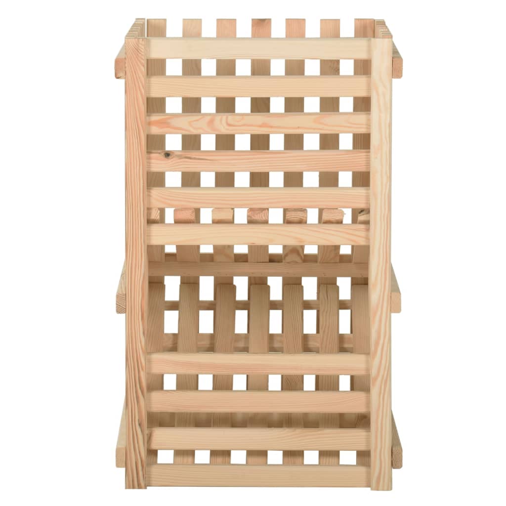 Cassetta Porta Patate In Legno Massello Di Pino