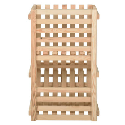 Cassetta Porta Patate In Legno Massello Di Pino