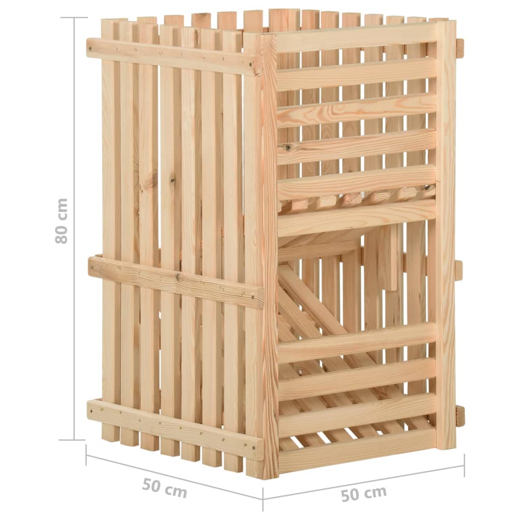 Cassetta Porta Patate In Legno Massello Di Pino