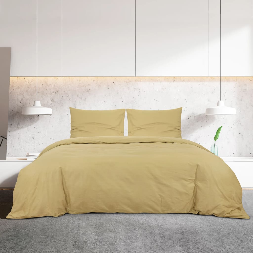 Set Copripiumino Tortora 260X240 Cm In Microfibra Leggera Talpa