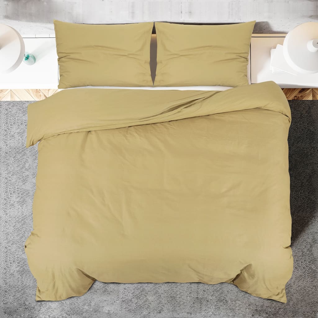 Set Copripiumino Tortora 200X220 Cm In Microfibra Leggera Talpa