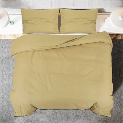 Set Copripiumino Tortora 200X220 Cm In Microfibra Leggera Talpa