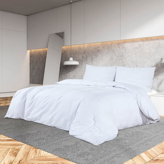 Set Copripiumino 140X200 Cm In Microfibra Leggera Bianco