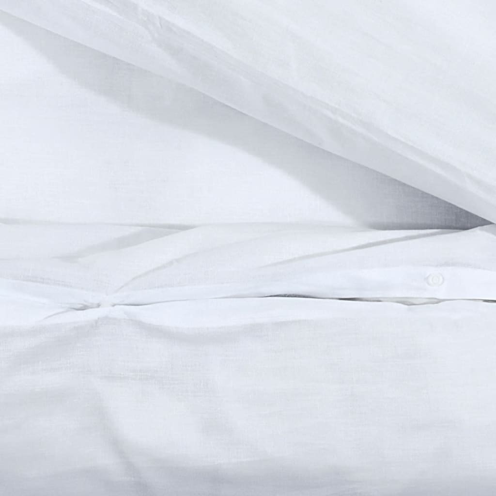 Set Copripiumino 140X200 Cm In Microfibra Leggera Bianco