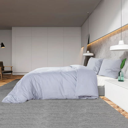 Set Copripiumino 200X200 Cm In Cotone Grigio