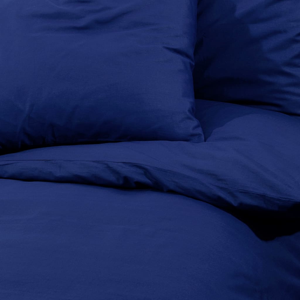 Set Copripiumino Marino 240X220 Cm In Cotone Blu