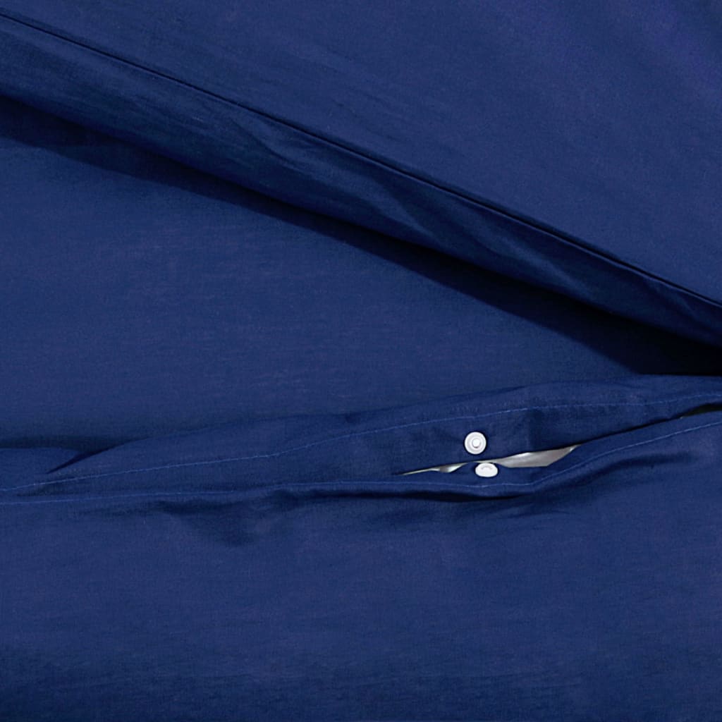 Set Copripiumino Marino 240X220 Cm In Cotone Blu