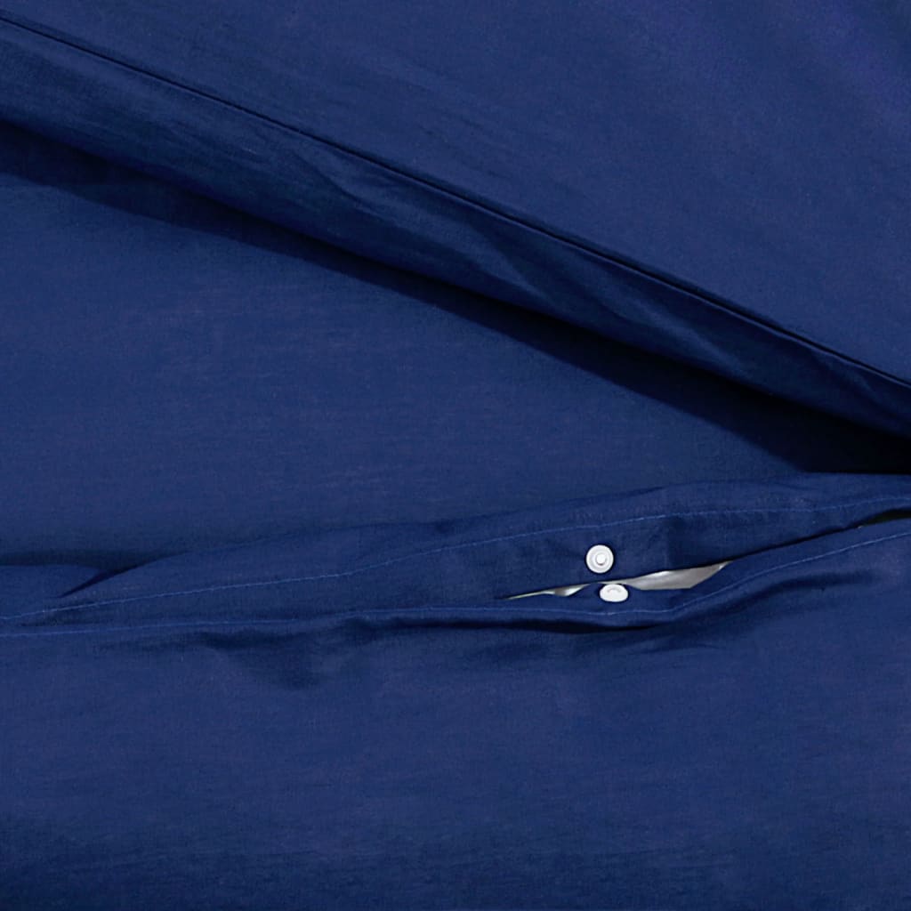 Set Copripiumino Marino 260X240 Cm In Cotone Blu