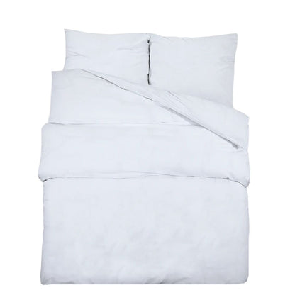 Set Copripiumino 140X200 Cm In Cotone Bianco