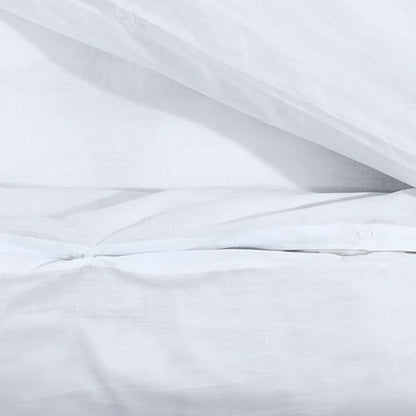 Set Copripiumino 220X240 Cm In Cotone Bianco