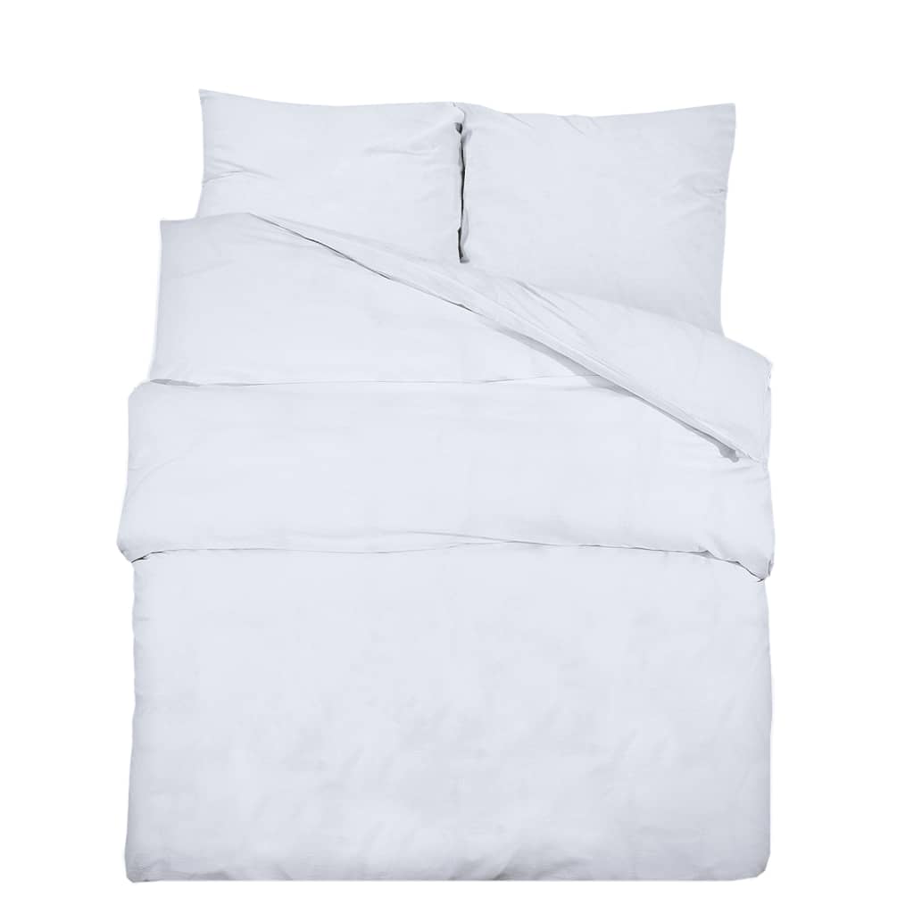 Set Copripiumino 135X200 Cm In Cotone Bianco