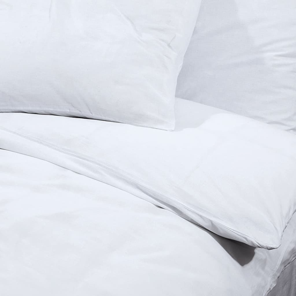 Set Copripiumino 140X200 Cm In Cotone Bianco