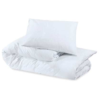 Set Copripiumino 260X220 Cm In Cotone Bianco