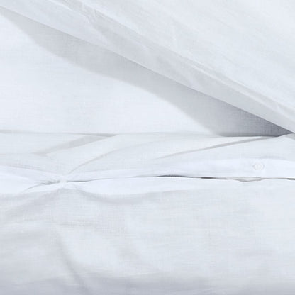 Set Copripiumino 260X220 Cm In Cotone Bianco