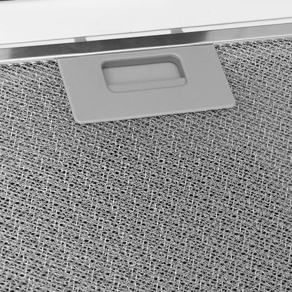 Cappa Parete 90 Cm Acciaio Inox E Vetro Temperato Lucido