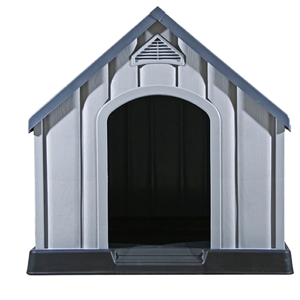 Cuccia Per Cani Grigia 92X87X91 Cm In Plastica