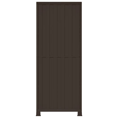 Armadietto In Plastica 68X39X171,5 Cm Design Rattan
