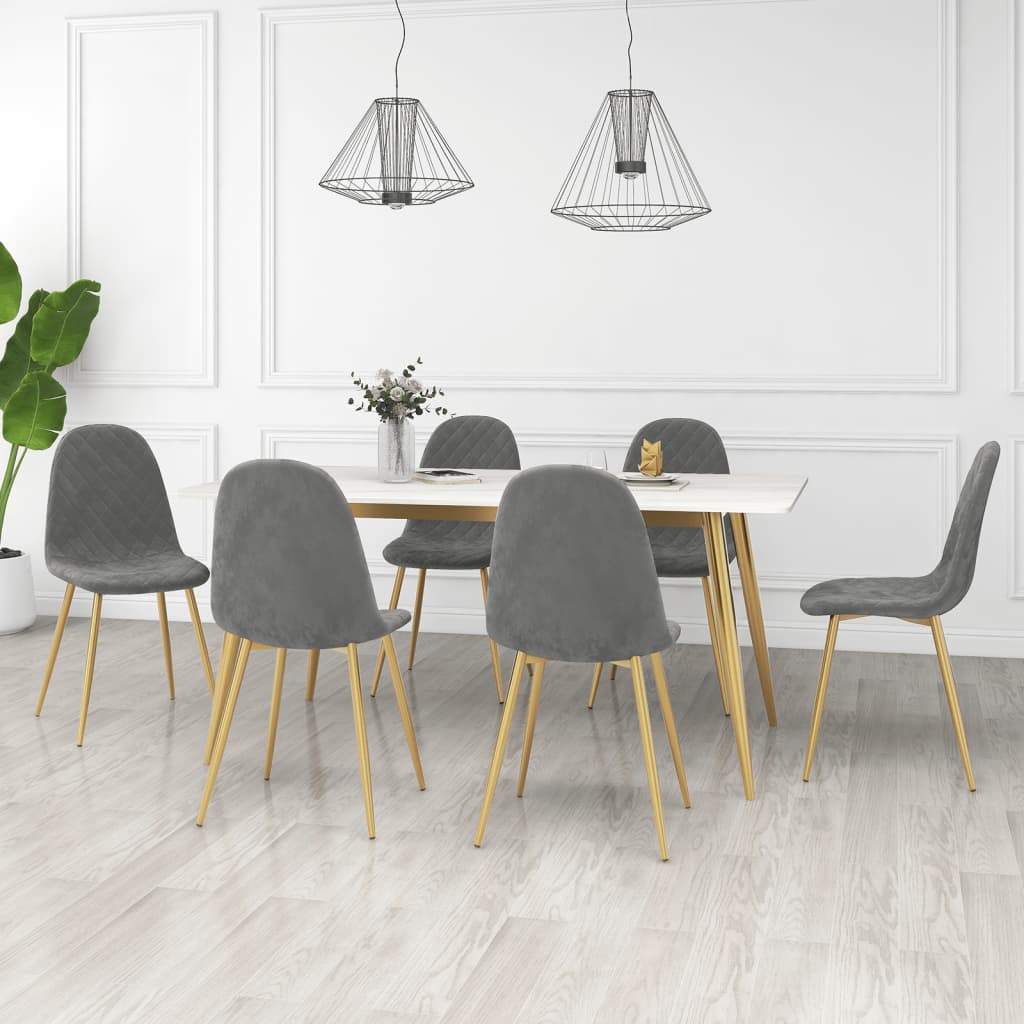 Sedie Da Pranzo 2 Pz In Velluto