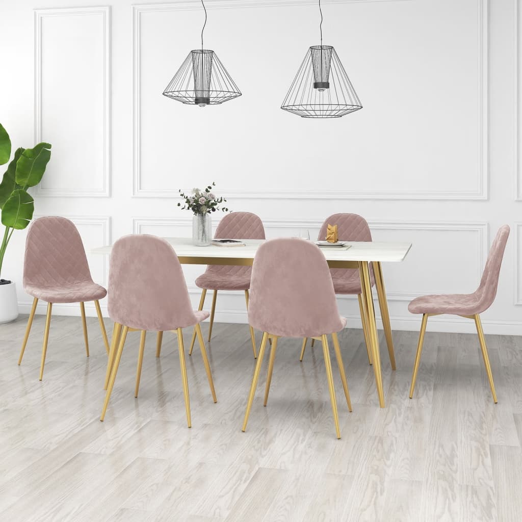 Sedie Da Pranzo 2 Pz In Velluto