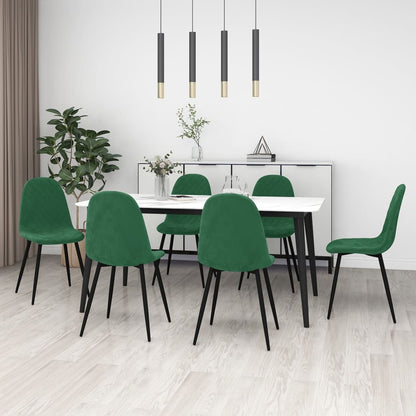 Sedie Da Pranzo 6 Pz In Velluto