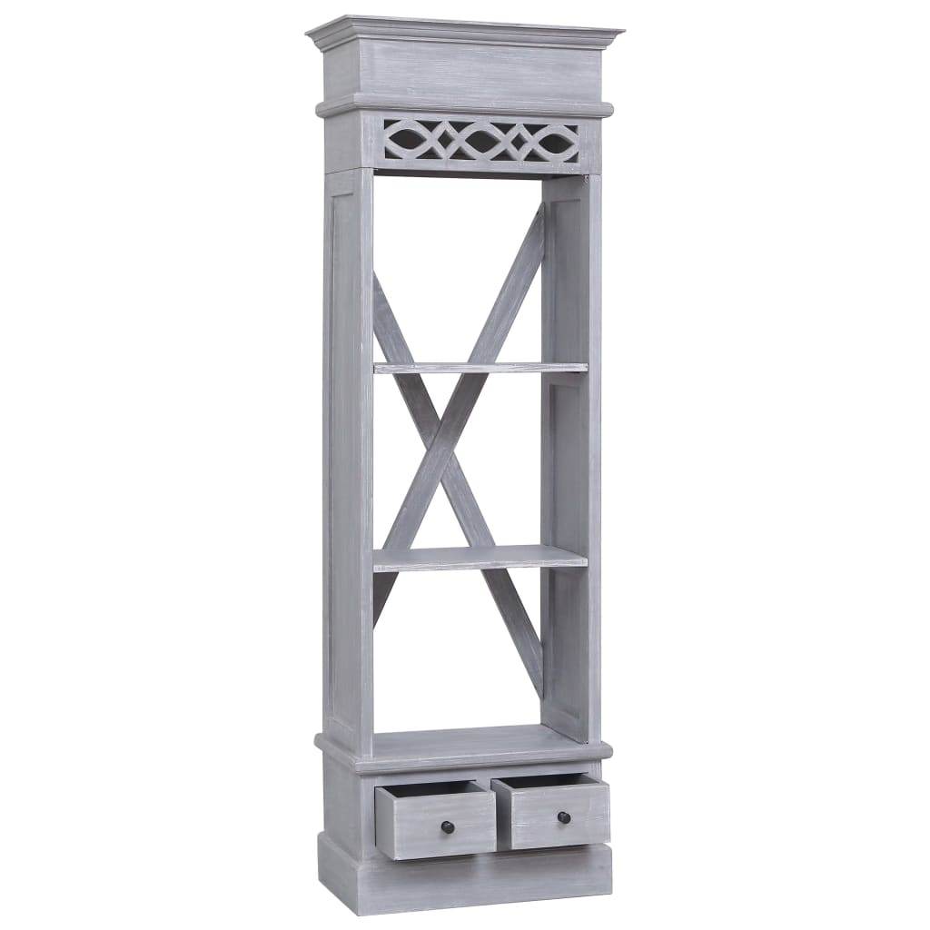 Credenza Alta In Legno Massello Di Mogano