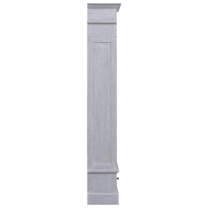 Credenza Alta In Legno Massello Di Mogano