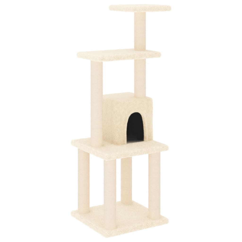 Albero Per Gatti Con Tiragraffi In Sisal 105 Cm