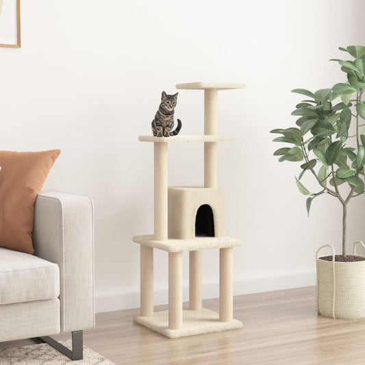 Albero Per Gatti Con Tiragraffi In Sisal 105 Cm