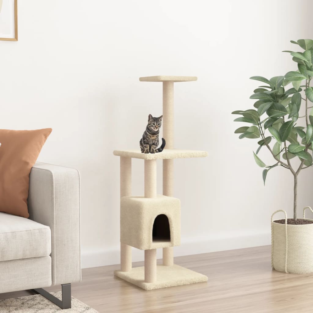 Albero Per Gatti Con Tiragraffi In Sisal 104 Cm