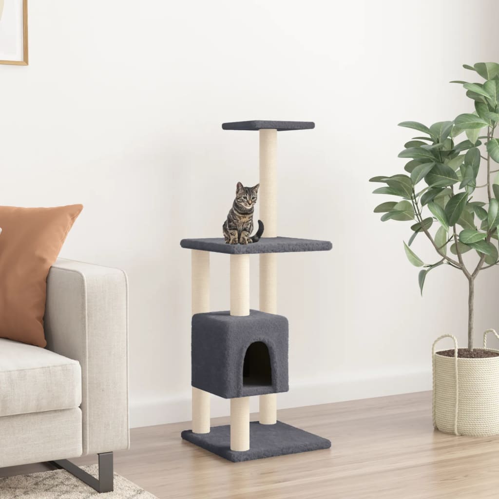 Albero Per Gatti Con Tiragraffi In Sisal 104 Cm