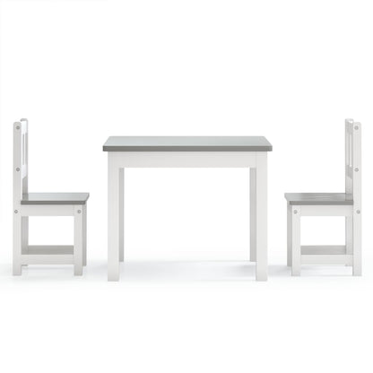 Set Tavolo E Sedie Per Bambini 3 Pezzi In Mdf