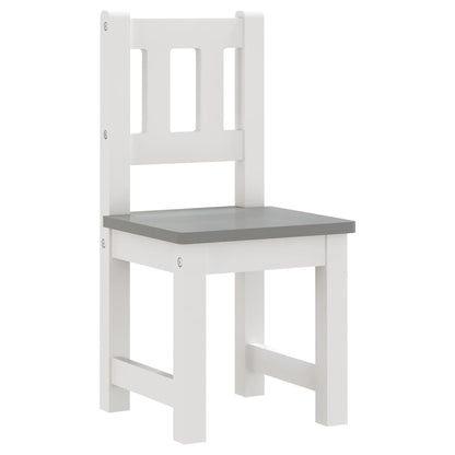 Set Tavolo E Sedie Per Bambini 3 Pezzi In Mdf