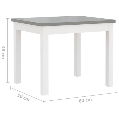Set Tavolo E Sedie Per Bambini 3 Pezzi In Mdf