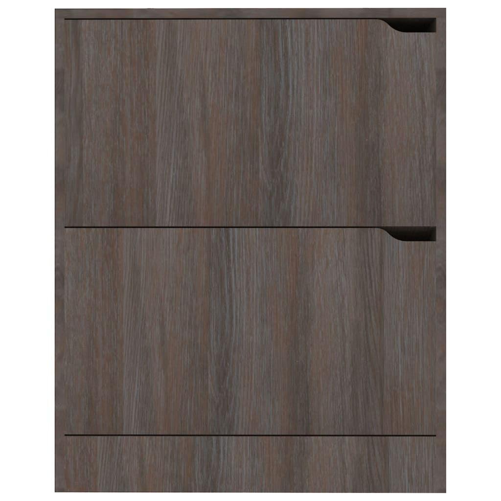 Scarpiera 2 Ante Grigio Rovere Sonoma 59X24X74Cm Multistrato