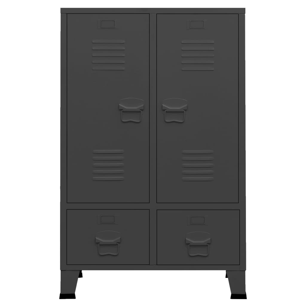 Armadio Industriale 67X35X107 Cm In Acciaio