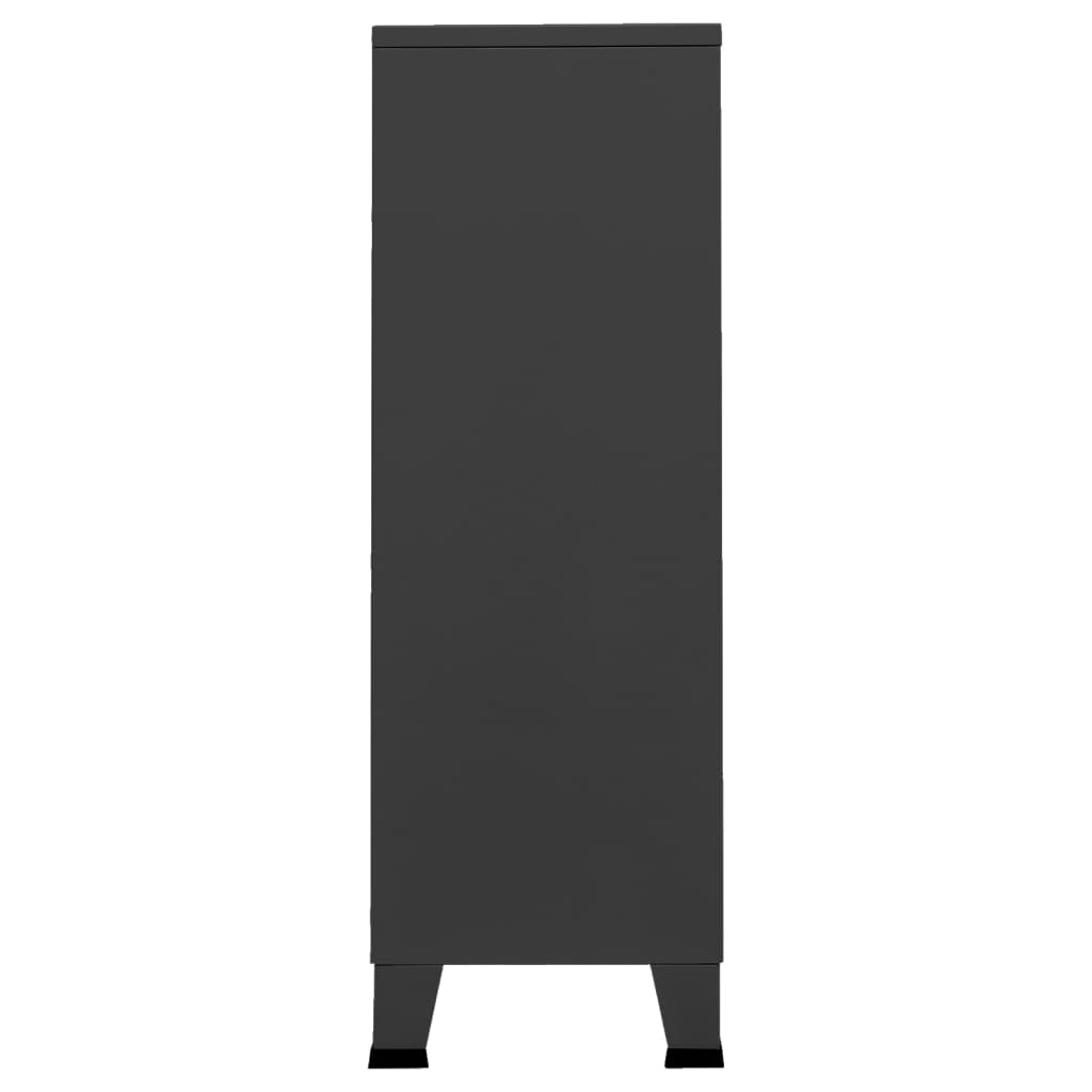 Armadio Industriale 67X35X107 Cm In Acciaio