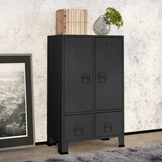 Armadio Industriale 67X35X107 Cm In Acciaio