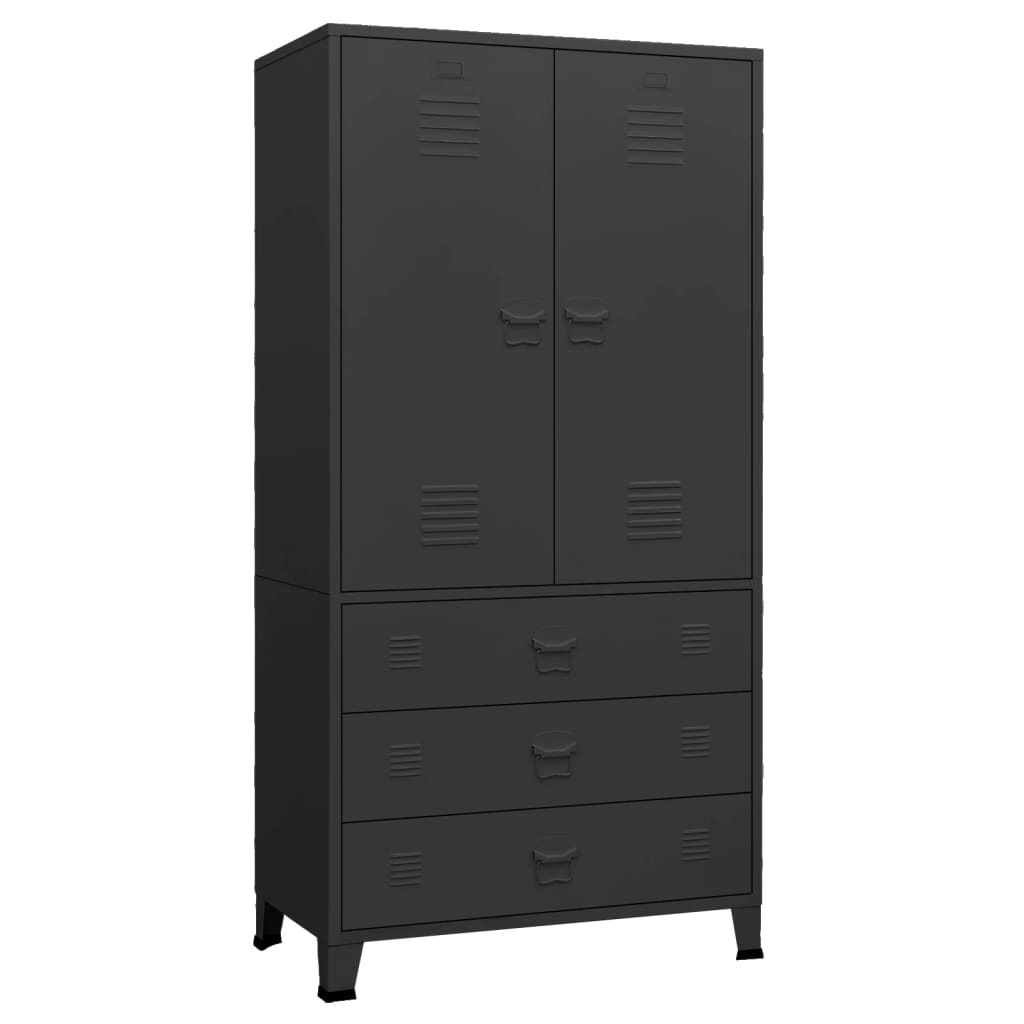 Armadio Industriale 90X50X180 Cm In Metallo