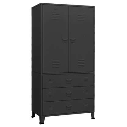Armadio Industriale 90X50X180 Cm In Metallo