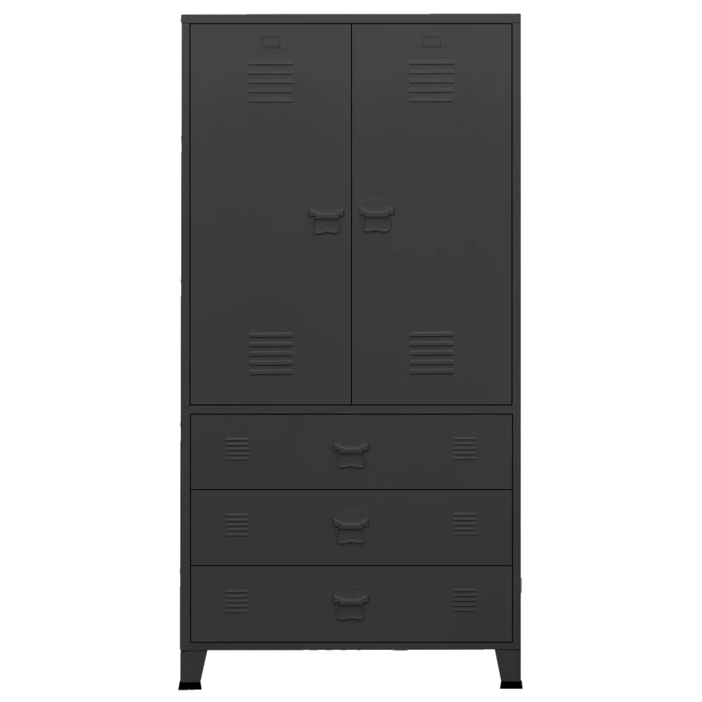 Armadio Industriale 90X50X180 Cm In Metallo