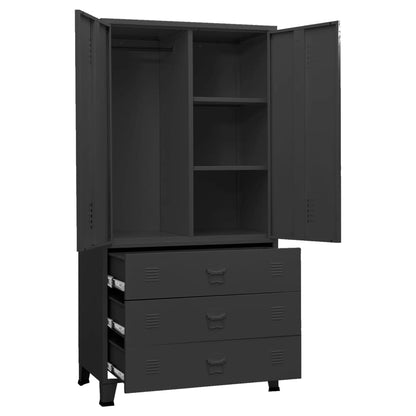Armadio Industriale 90X50X180 Cm In Metallo