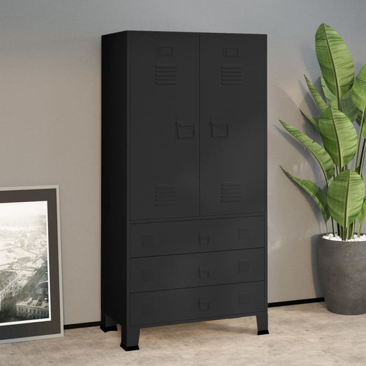 Armadio Industriale 90X50X180 Cm In Metallo