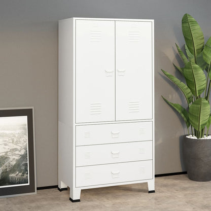 Armadio Industriale 90X50X180 Cm In Metallo