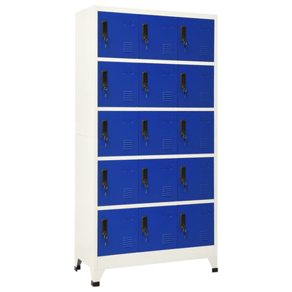 Armadietto Con Serratura 90X45X180Cm Acciaio