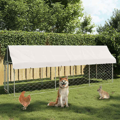 Gabbia Per Cani Da Esterno Con Tetto