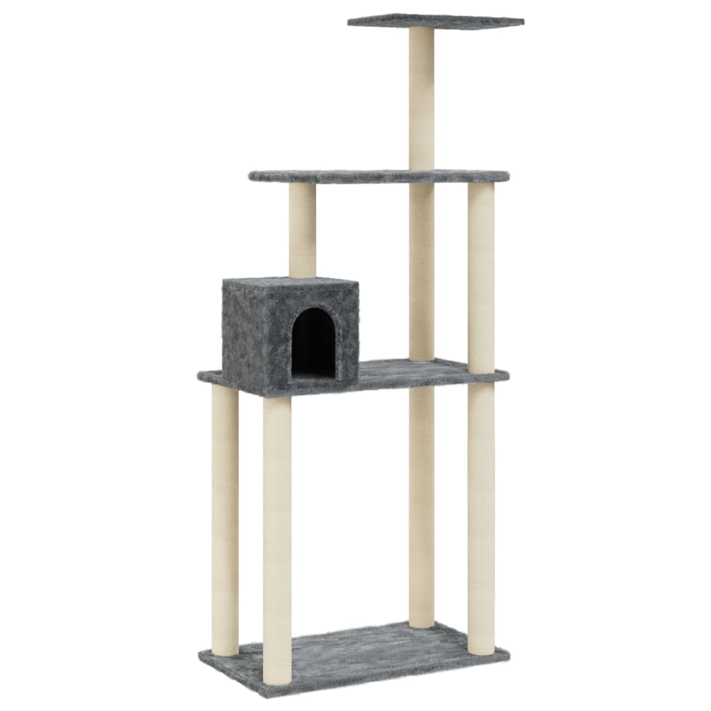 Albero Per Gatti Con Tiragraffi In Sisal 147 Cm