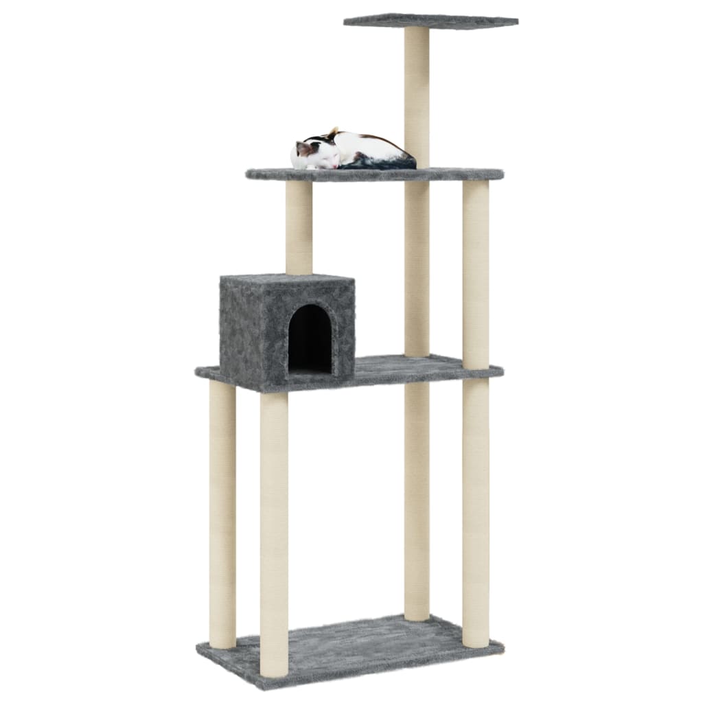 Albero Per Gatti Con Tiragraffi In Sisal 147 Cm